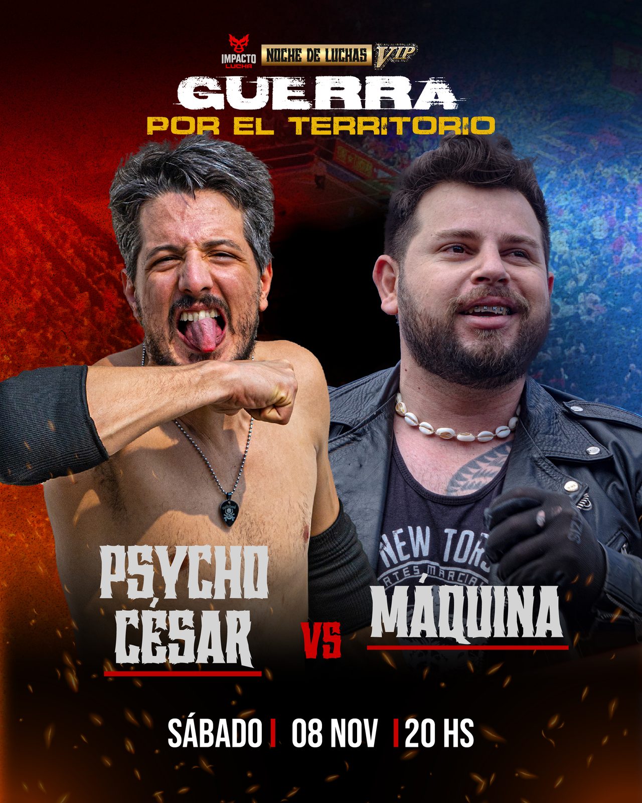 Psycho Cesar vs La Máquina: Lucha sin Descalificación